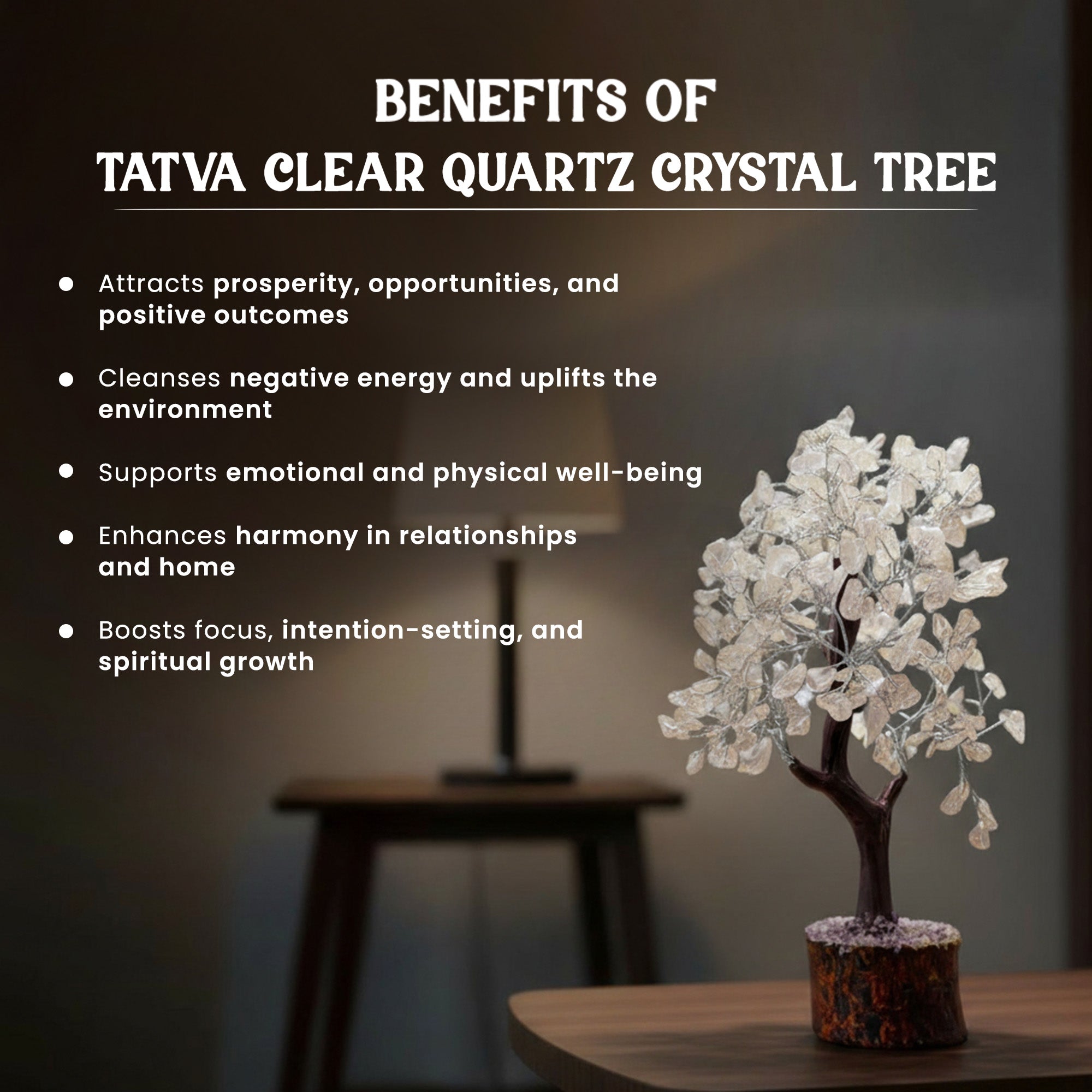 Clear Quartz Crystal Tree