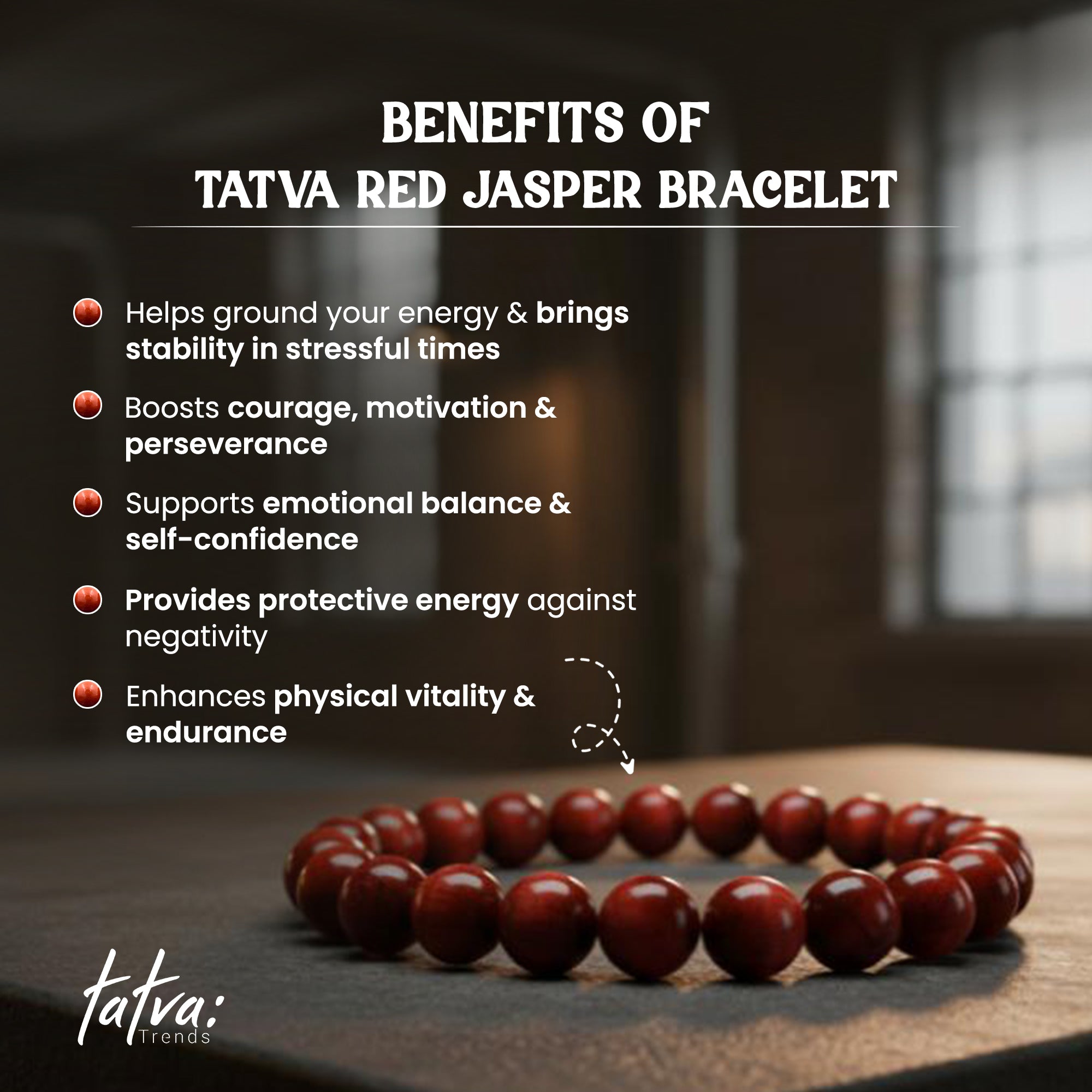 Red Jasper Bracelet
