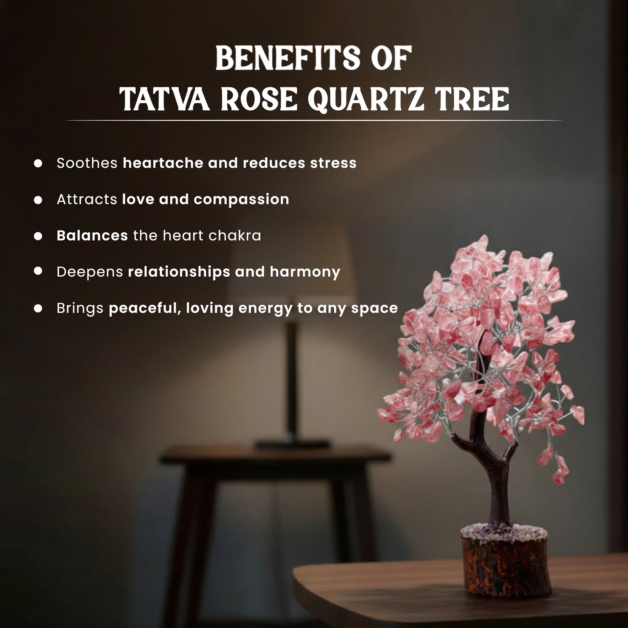 Rose Quartz Tree