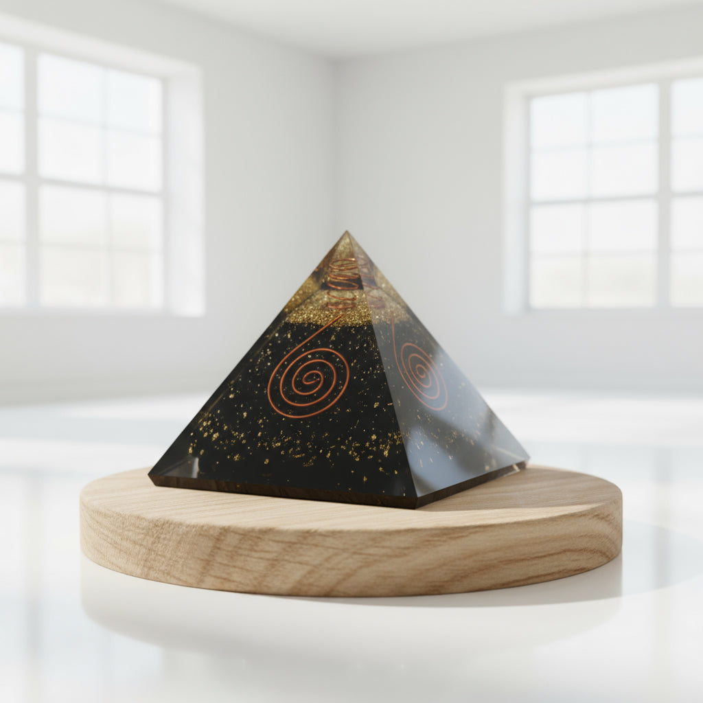 Black Tourmaline Pyramid