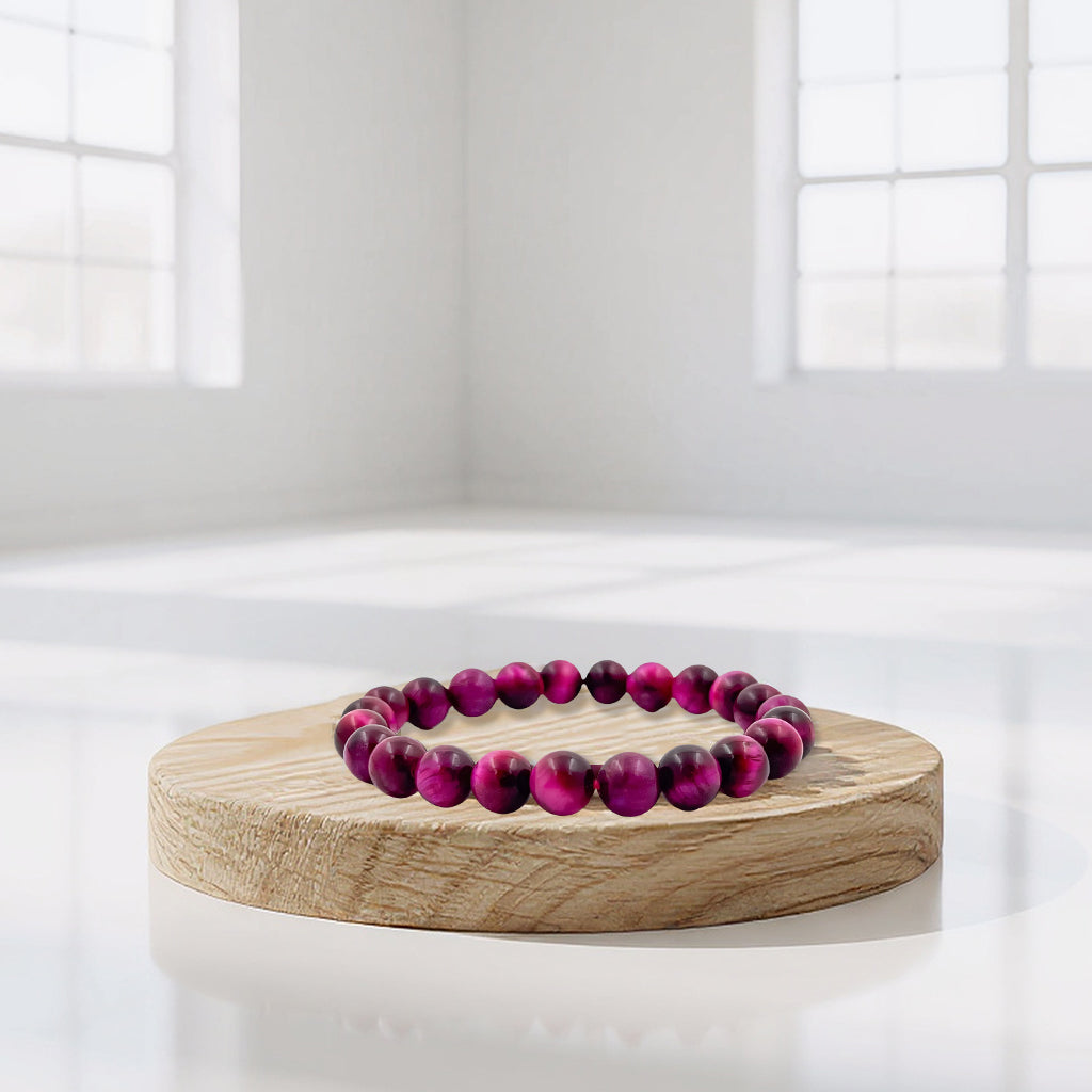 Pink Tiger Eye Bracelet