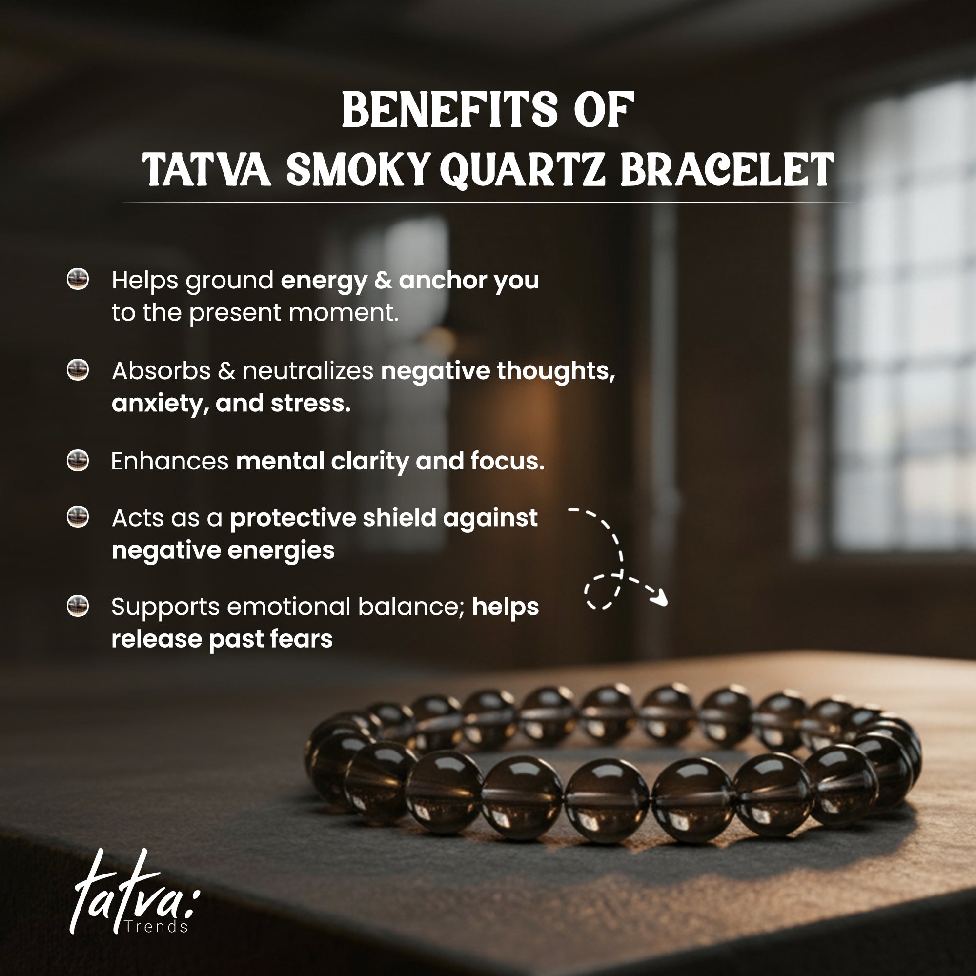 Smoky Quartz Bracelet