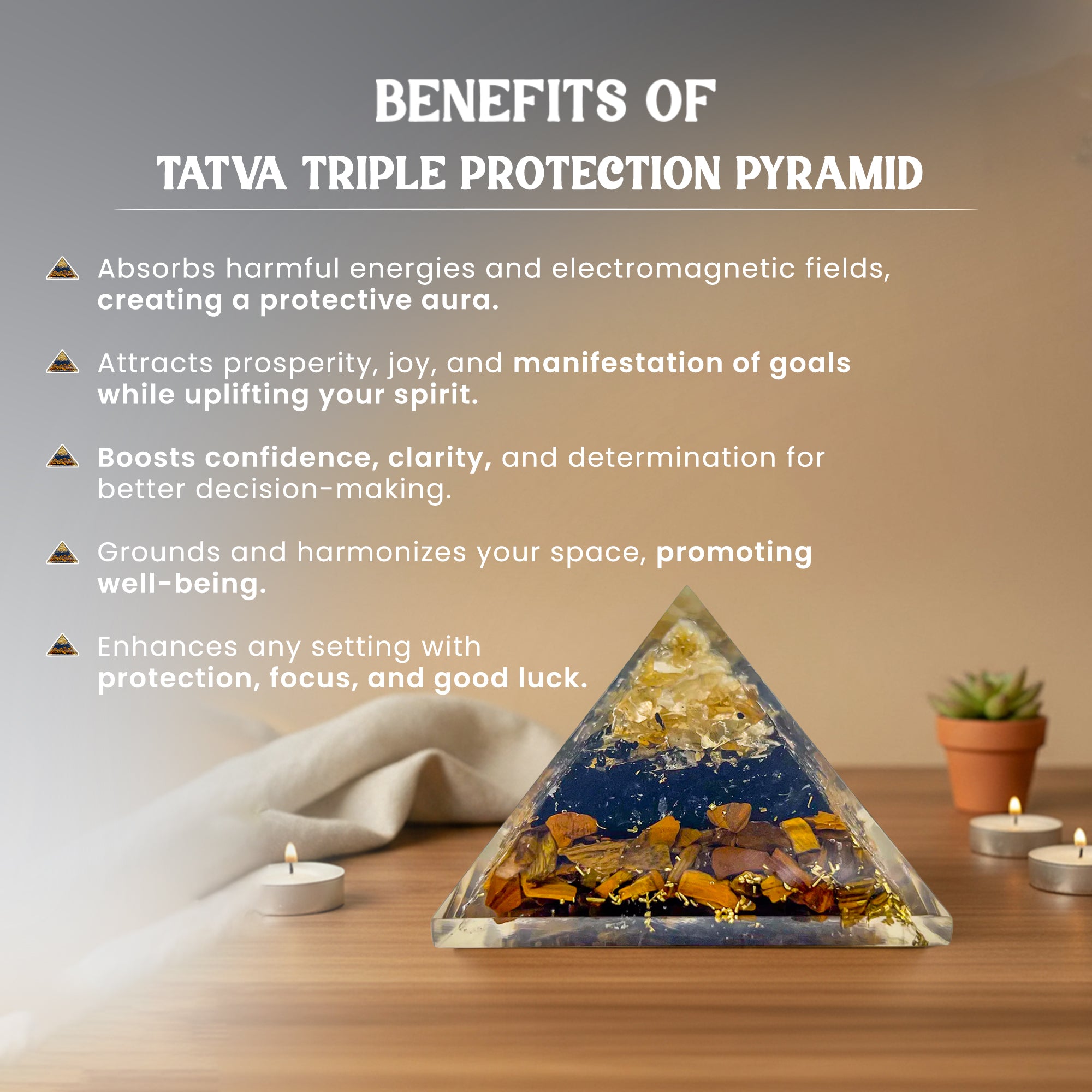Triple Protection Pyramid Small Size